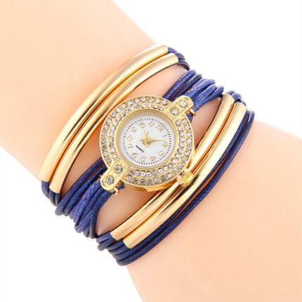Montre-bracelet à boucle pour femme, bracelet tendance personnalisé, cercle tendance