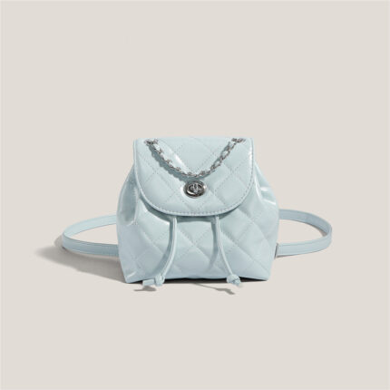 Sac à dos à motif losanges pour femme, design spécial