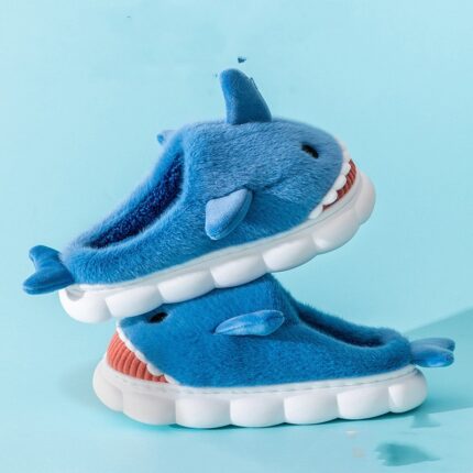 Chaussures épaisses antidérapantes et silencieuses en coton chaud pour la maison